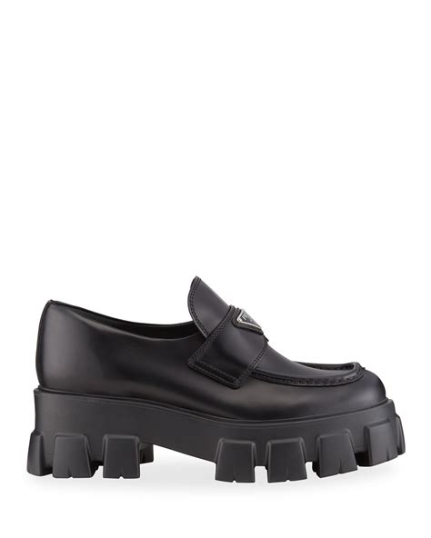 platform prada loafers.